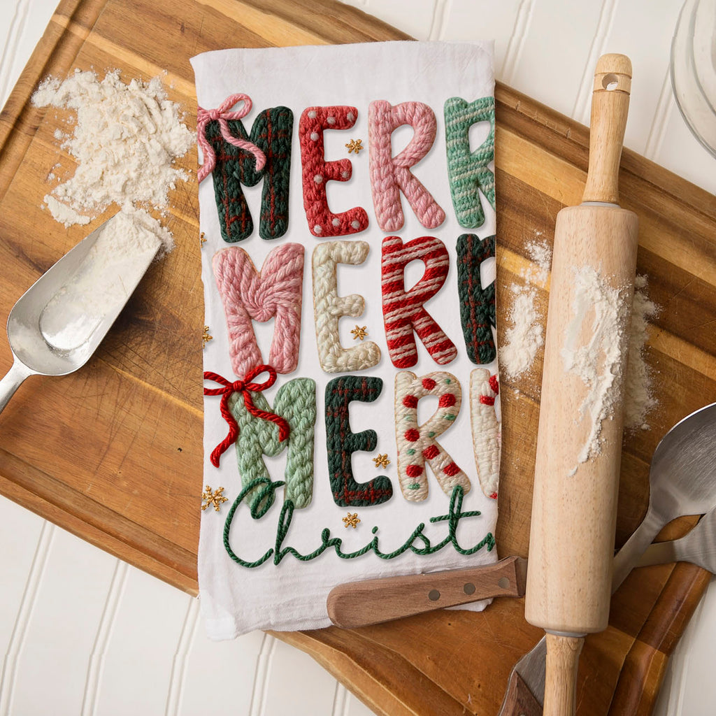 Nutcracker Pinks Christmas Kitchen Towel