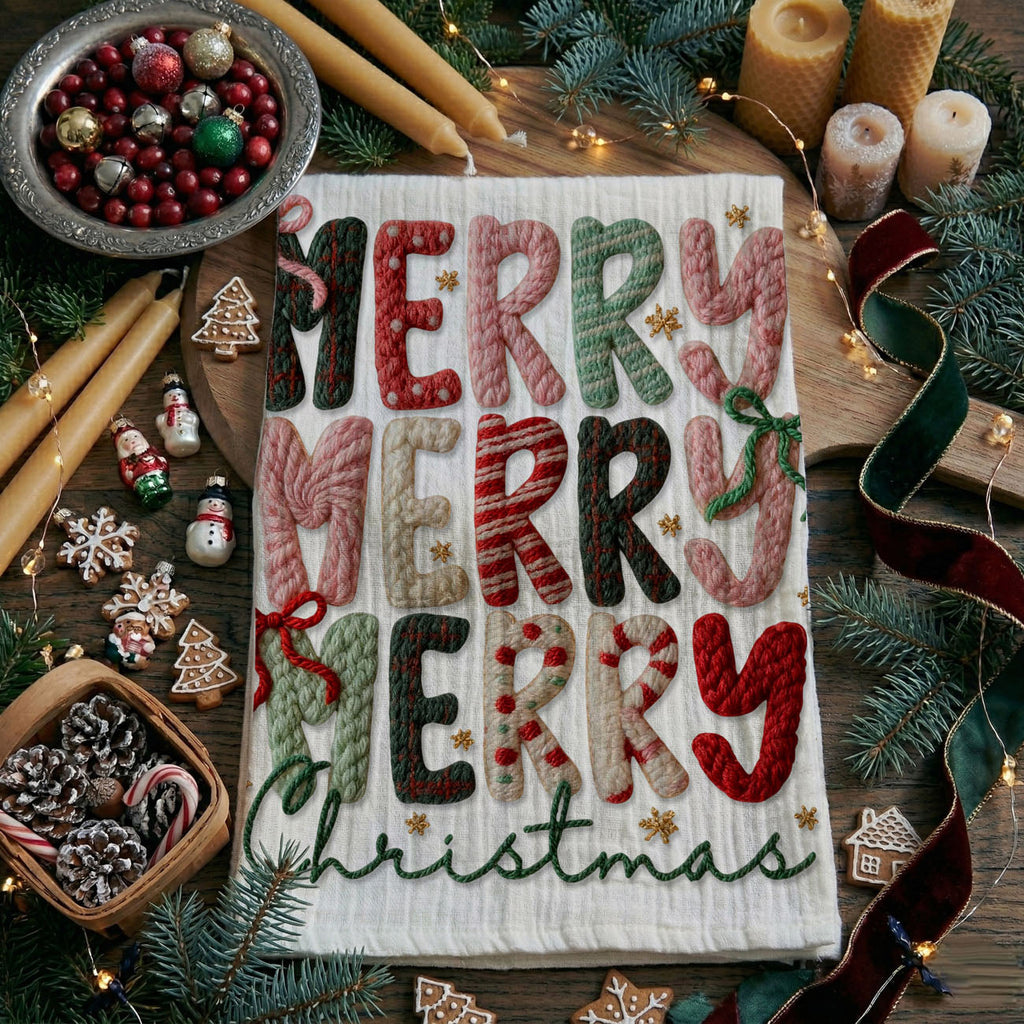 Nutcracker Pinks Christmas Kitchen Towel