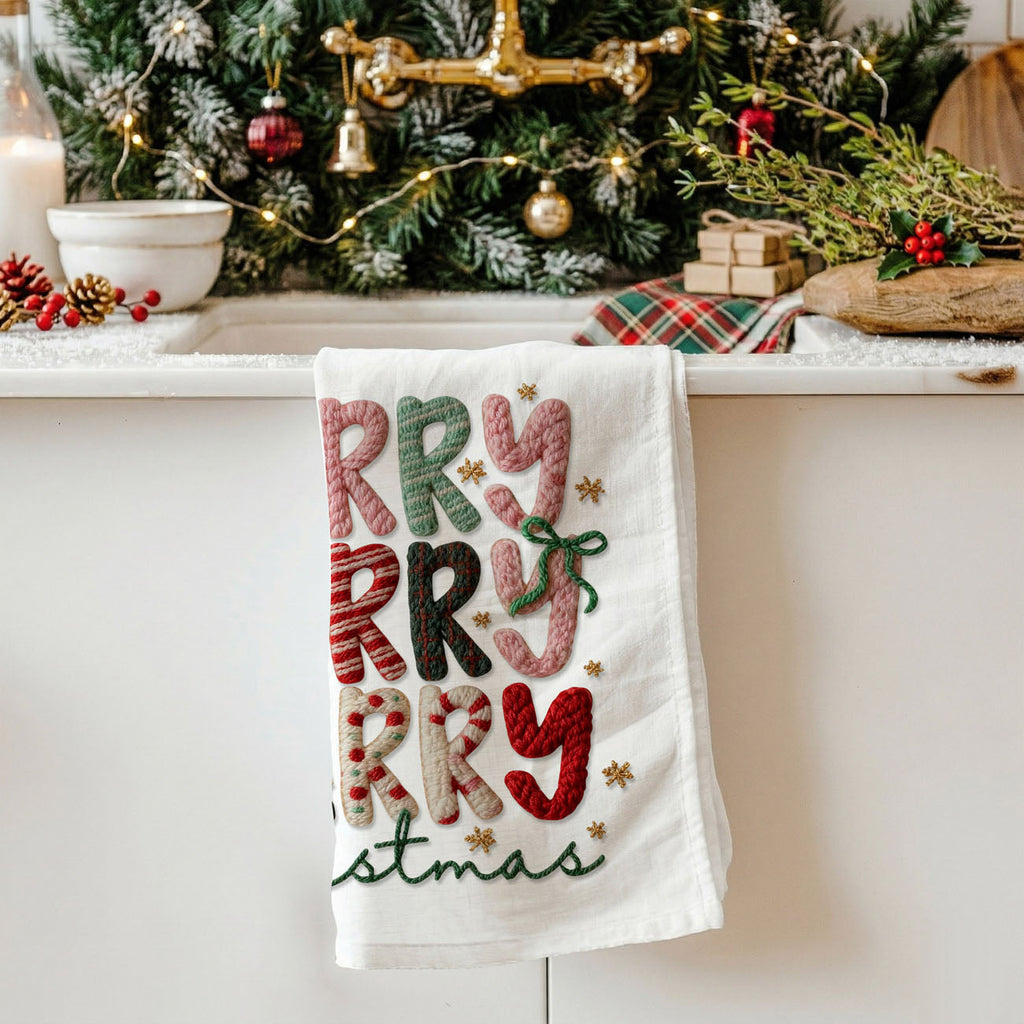 Nutcracker Pinks Christmas Kitchen Towel