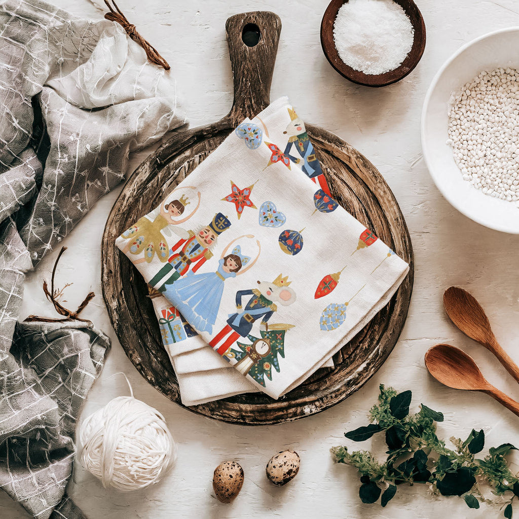 Nutcracker Blues Christmas Kitchen Towel