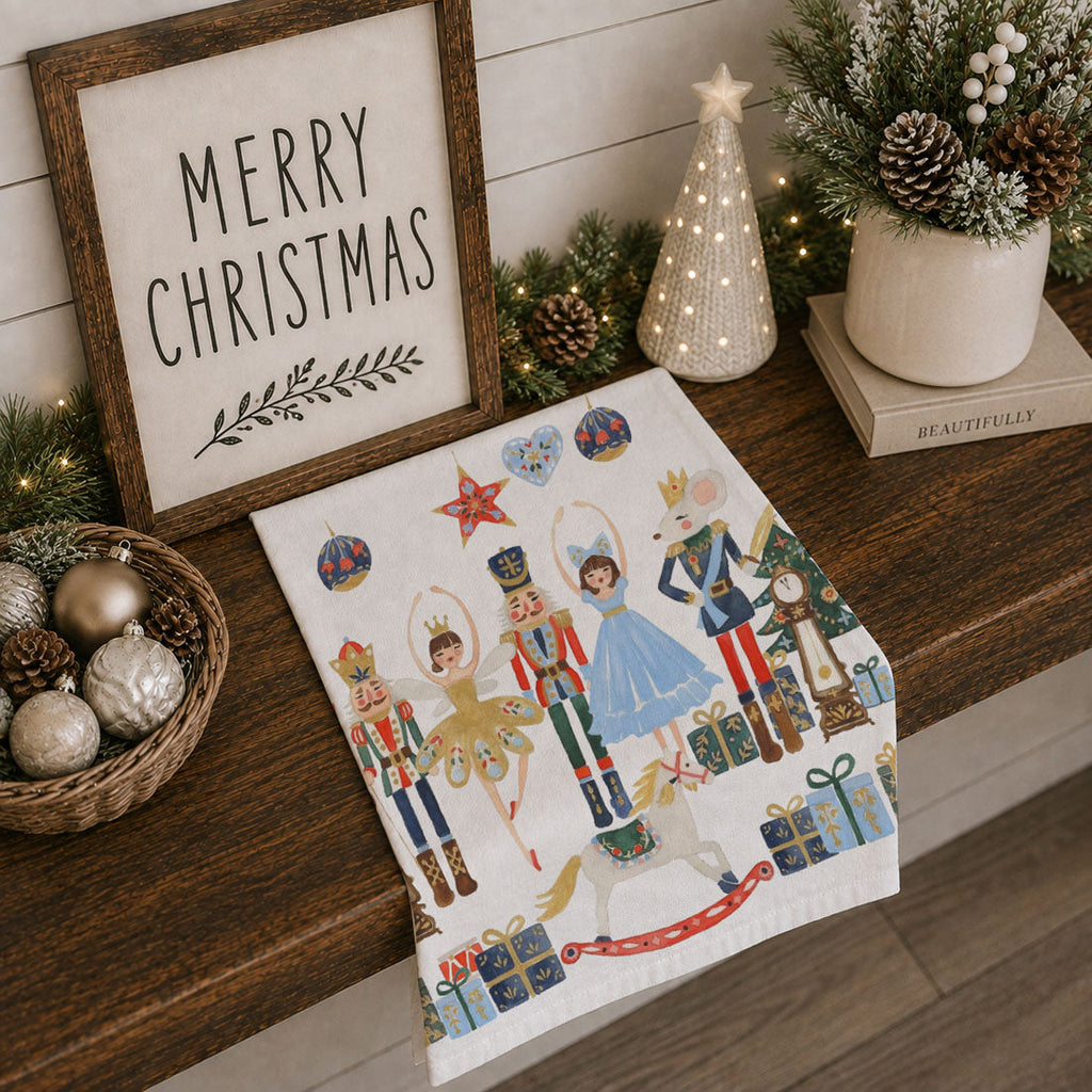 Nutcracker Blues Christmas Kitchen Towel