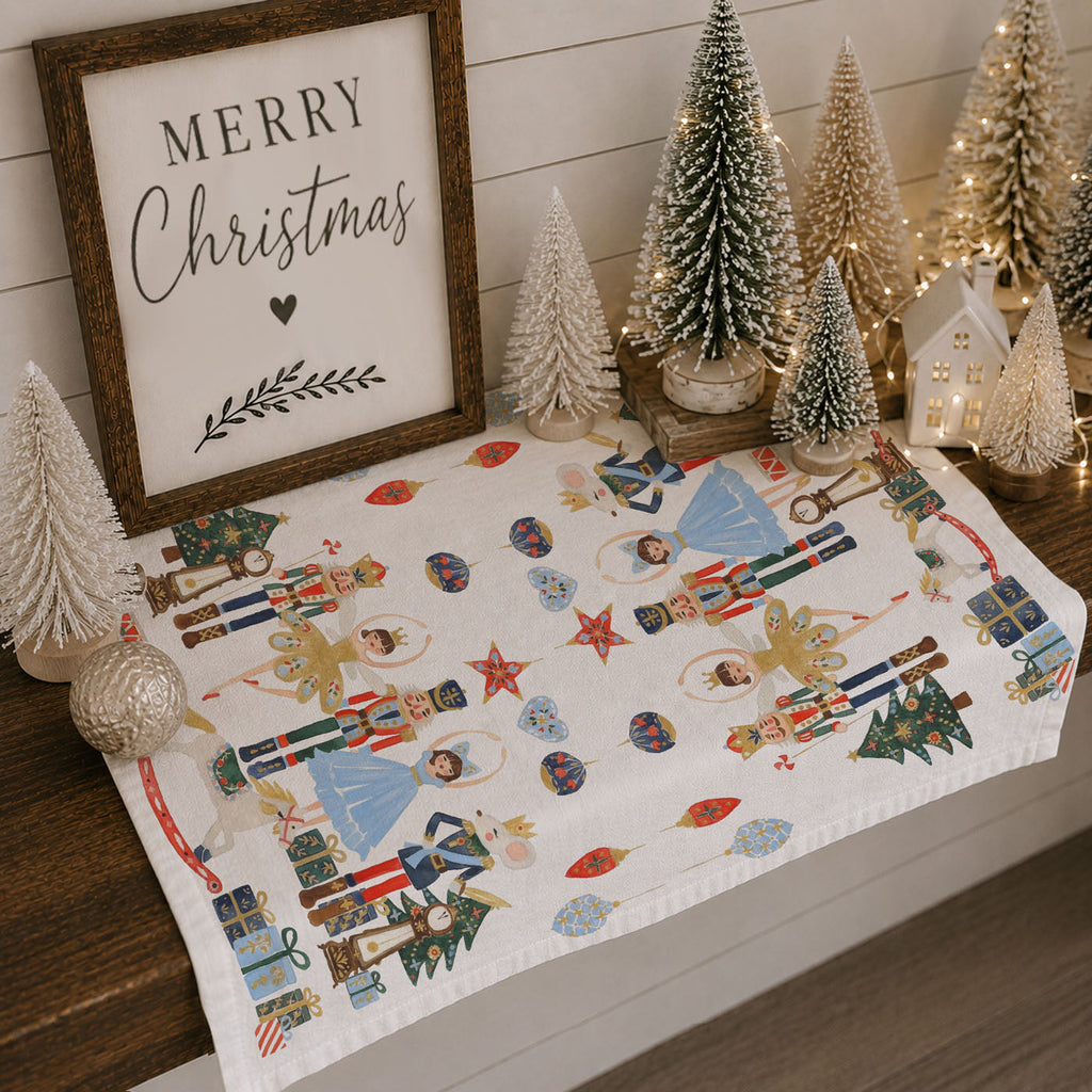 Nutcracker Blues Christmas Kitchen Towel