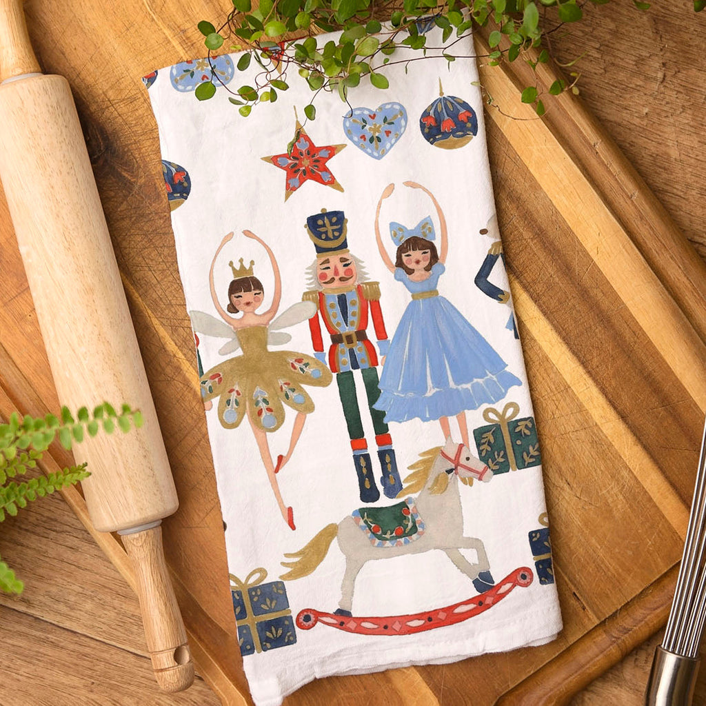 Nutcracker Blues Christmas Kitchen Towel