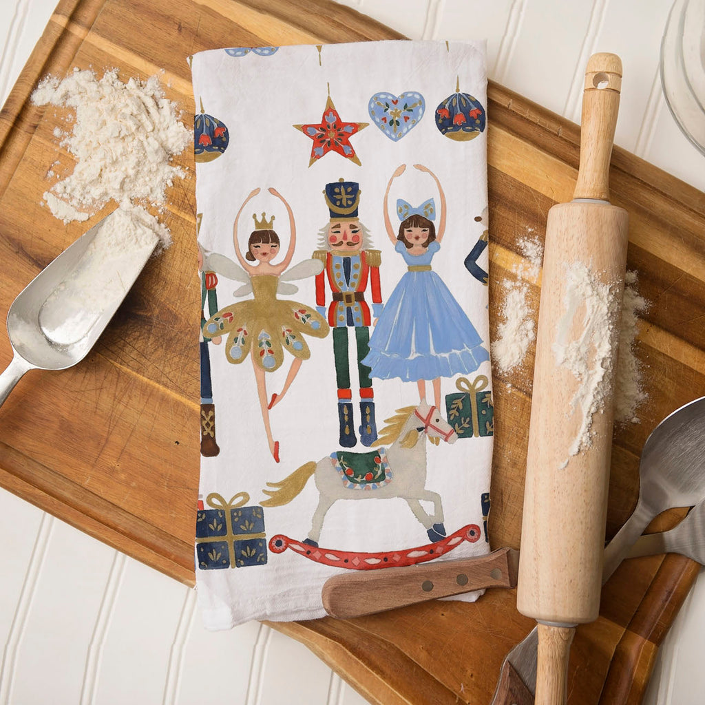 Nutcracker Blues Christmas Kitchen Towel