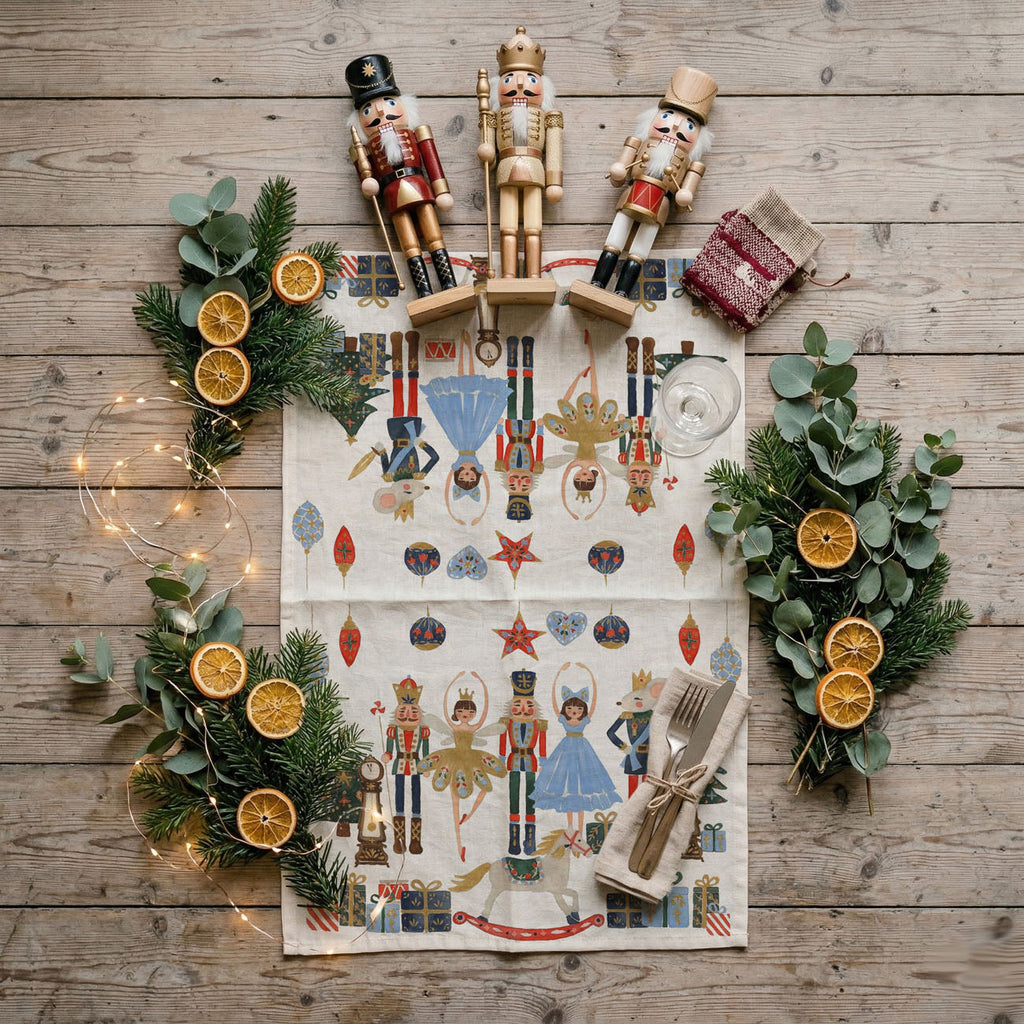 Nutcracker Blues Christmas Kitchen Towel