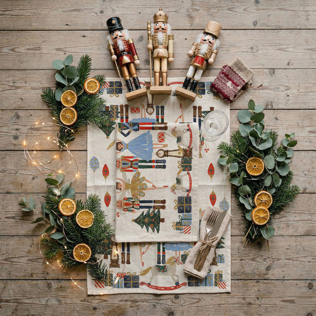 Nutcracker Blues Christmas Kitchen Towel