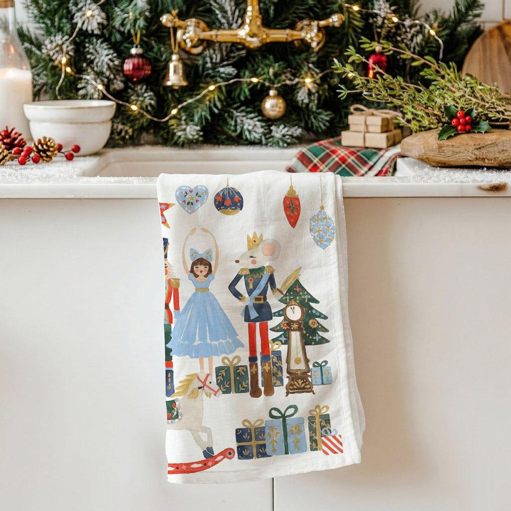 Nutcracker Blues Christmas Kitchen Towel