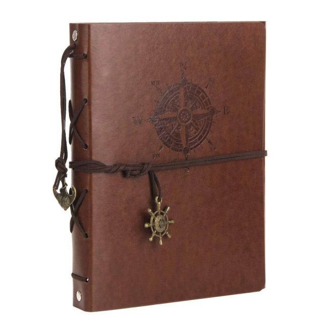 Vintage Leather Memory Scrapbook Album