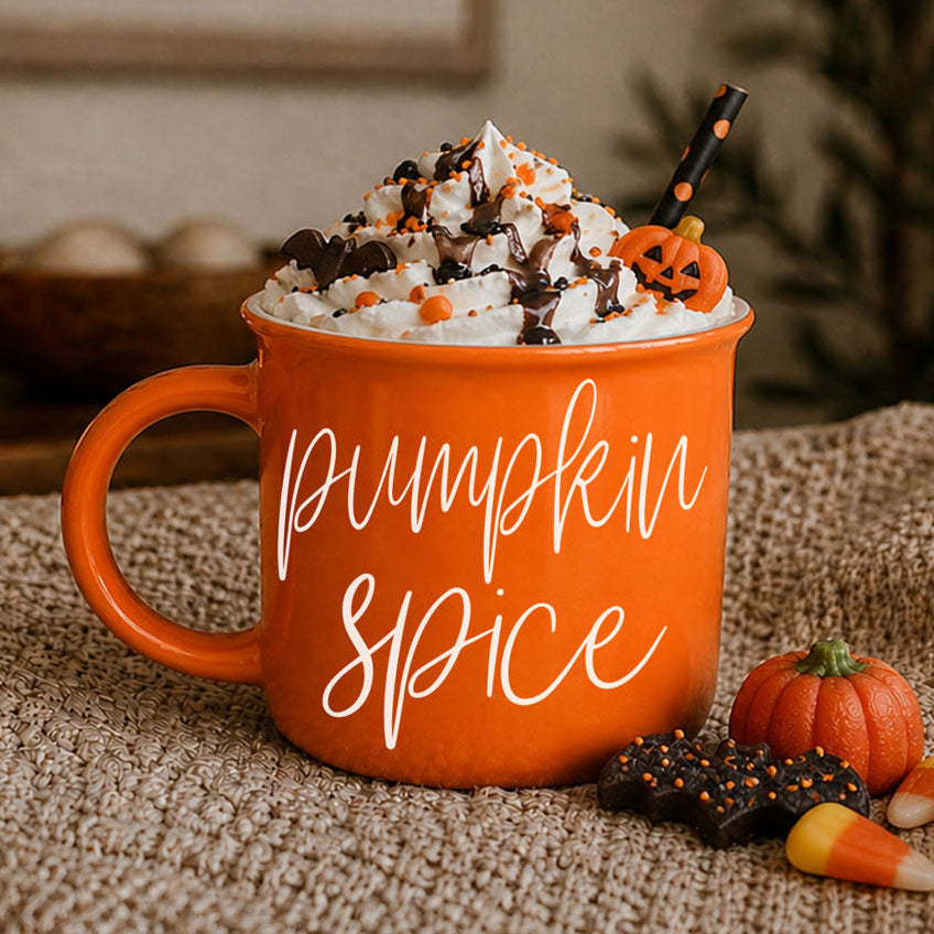 Pumpkin Spice Ceramic Campfire Mug