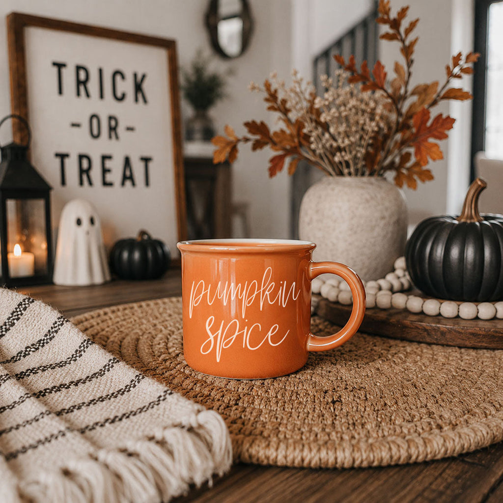 Pumpkin Spice Ceramic Campfire Mug