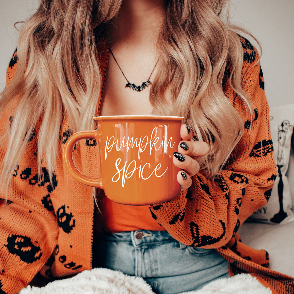 Pumpkin Spice Ceramic Campfire Mug