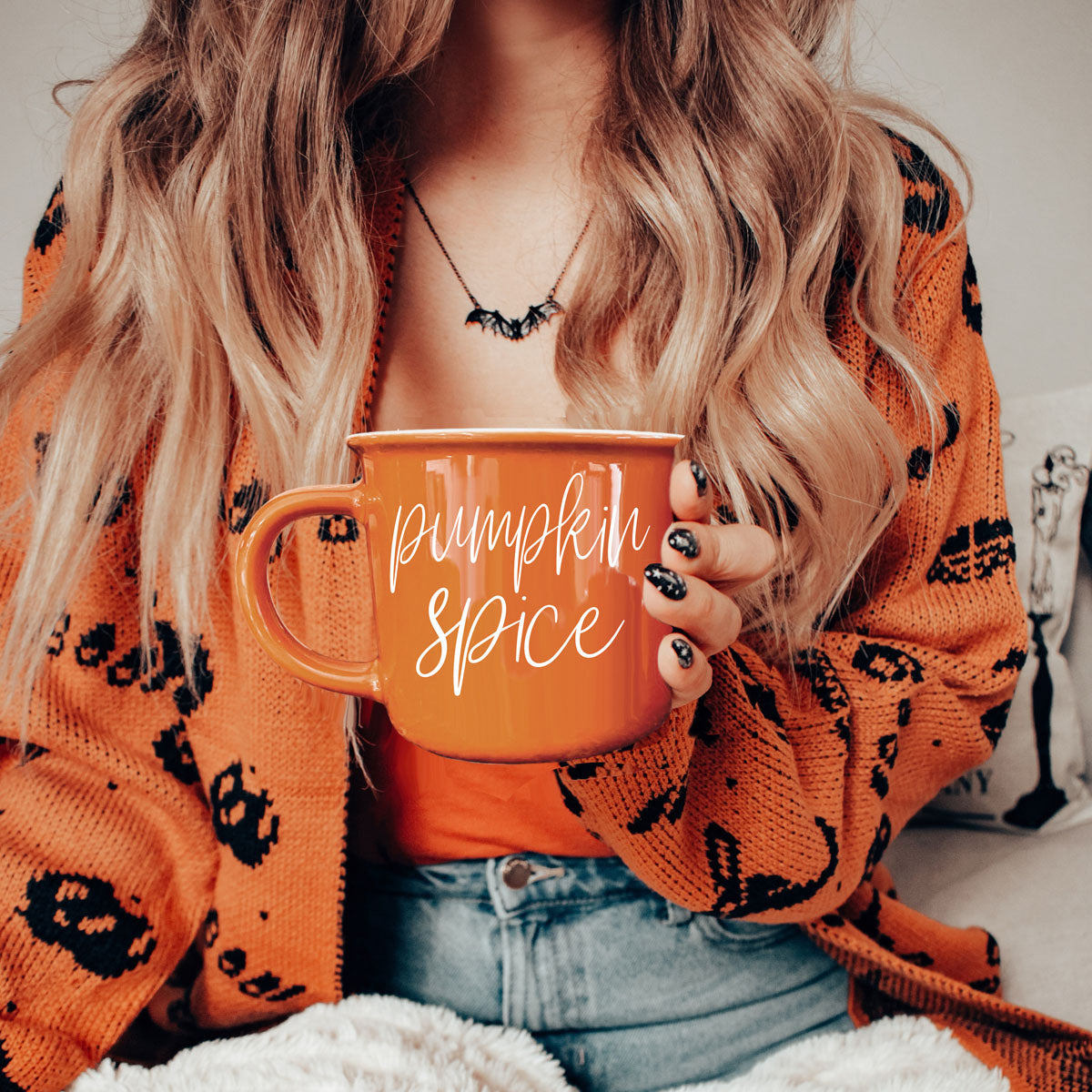 Pumpkin Spice Ceramic Campfire Mug