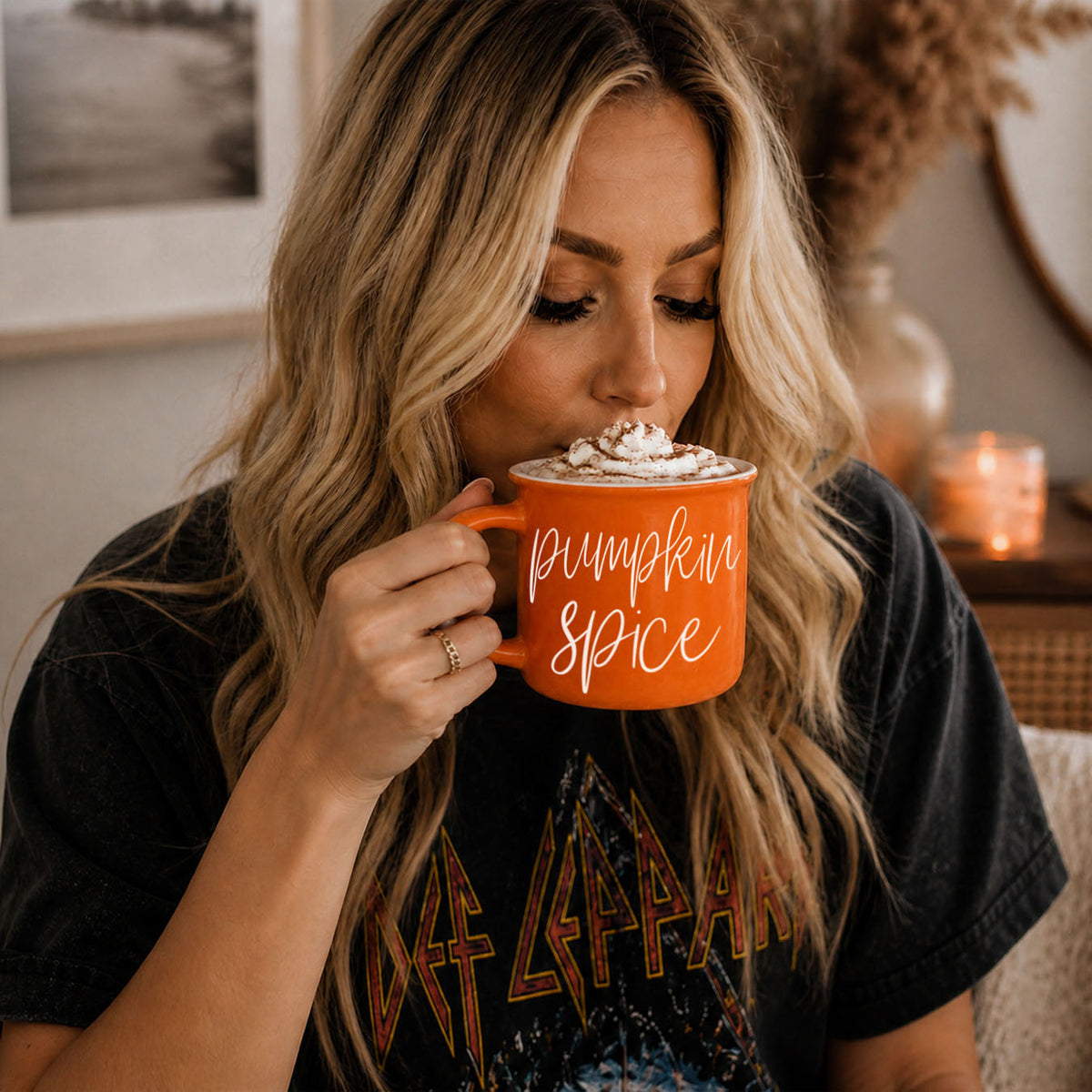 Pumpkin Spice Ceramic Campfire Mug