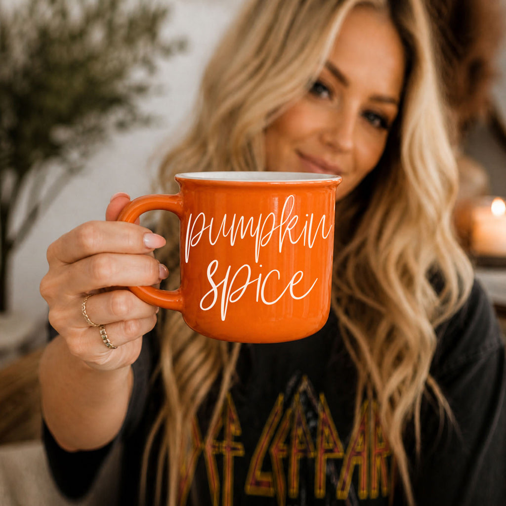 Pumpkin Spice Ceramic Campfire Mug