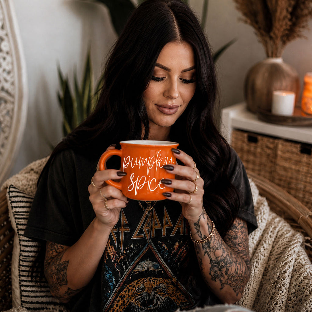 Pumpkin Spice Ceramic Campfire Mug