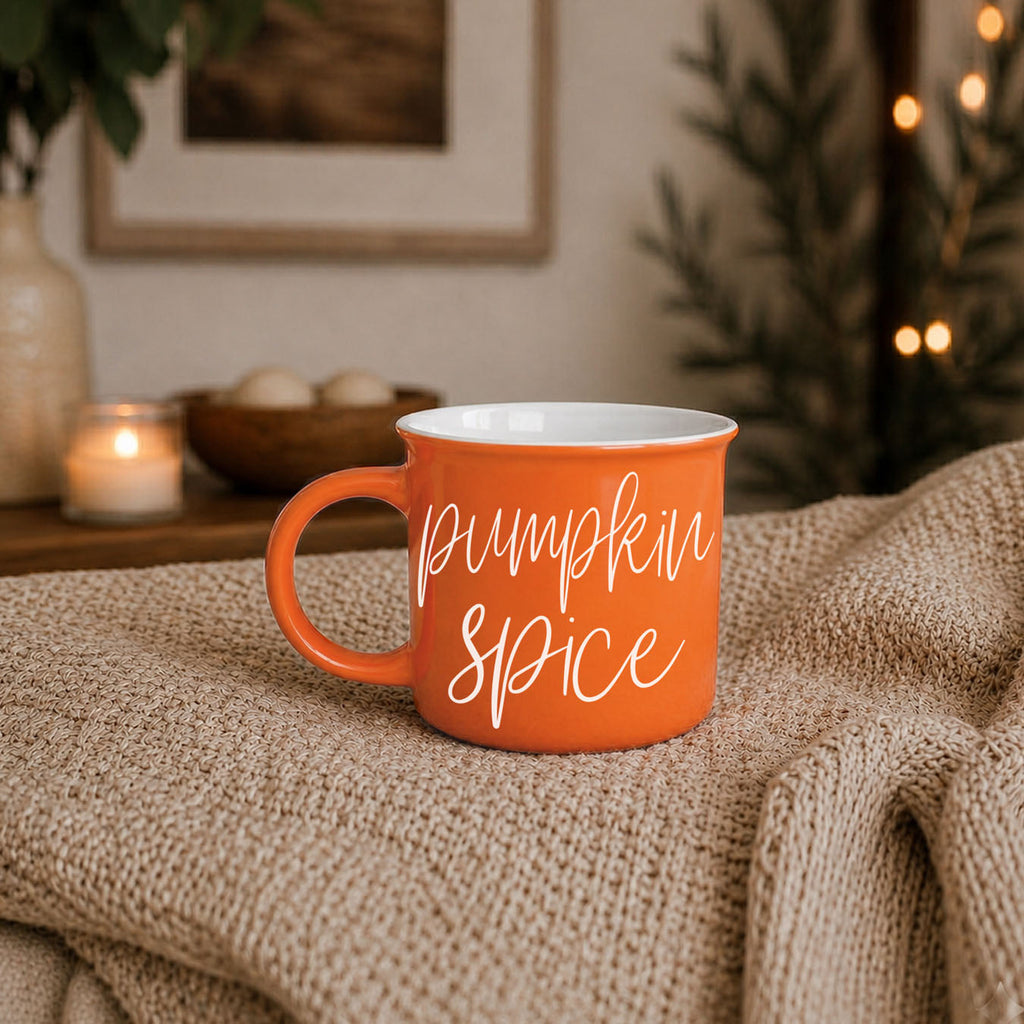 Pumpkin Spice Ceramic Campfire Mug