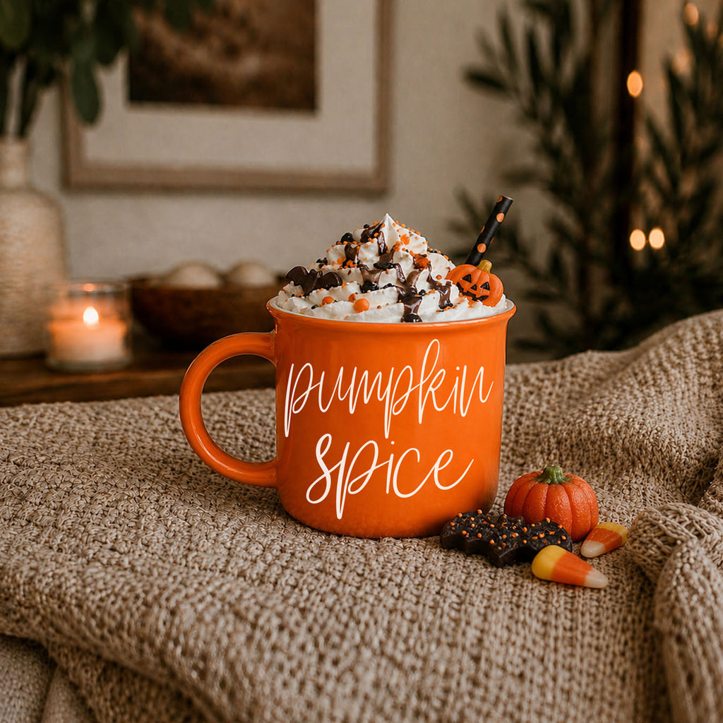Pumpkin Spice Ceramic Campfire Mug