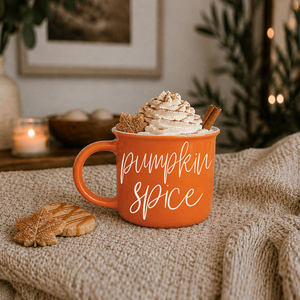 Pumpkin Spice Ceramic Campfire Mug