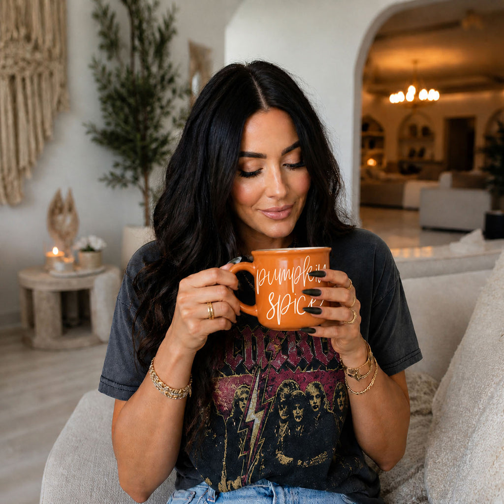 Pumpkin Spice Ceramic Campfire Mug