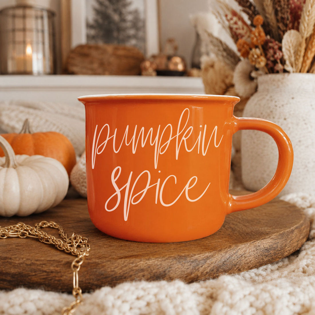 Pumpkin Spice Ceramic Campfire Mug