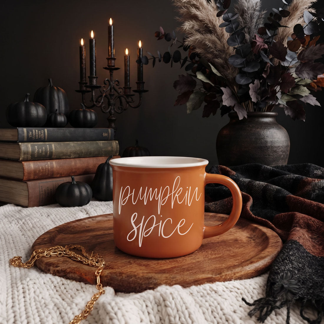 Pumpkin Spice Ceramic Campfire Mug