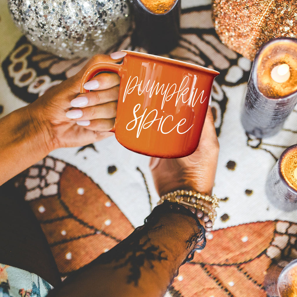 Pumpkin Spice Ceramic Campfire Mug