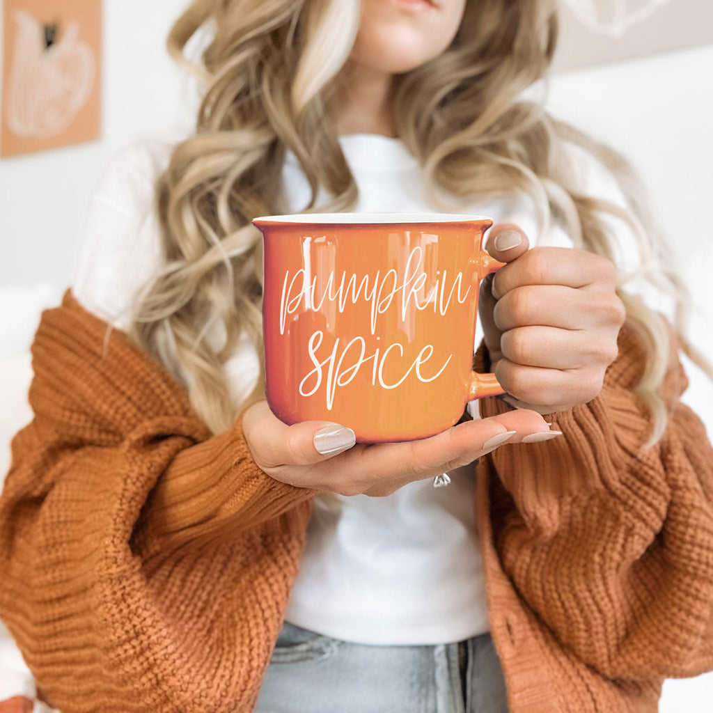 Pumpkin Spice Ceramic Campfire Mug