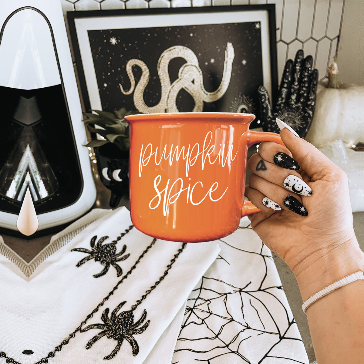 Pumpkin Spice Ceramic Campfire Mug