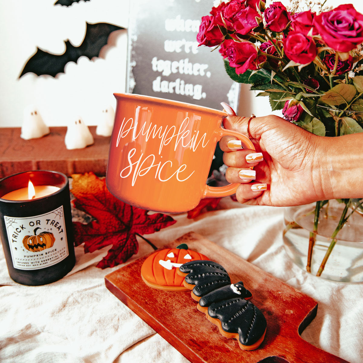 Pumpkin Spice Ceramic Campfire Mug