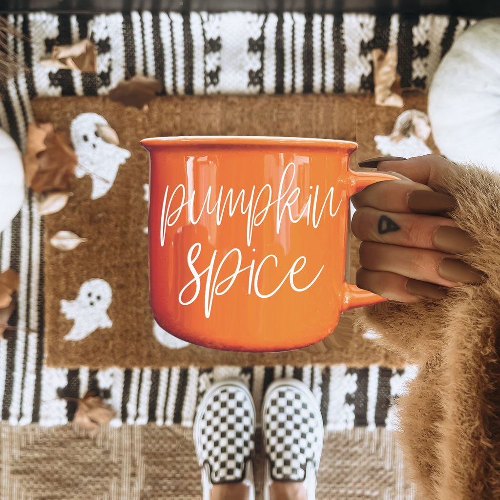 Pumpkin Spice Ceramic Campfire Mug