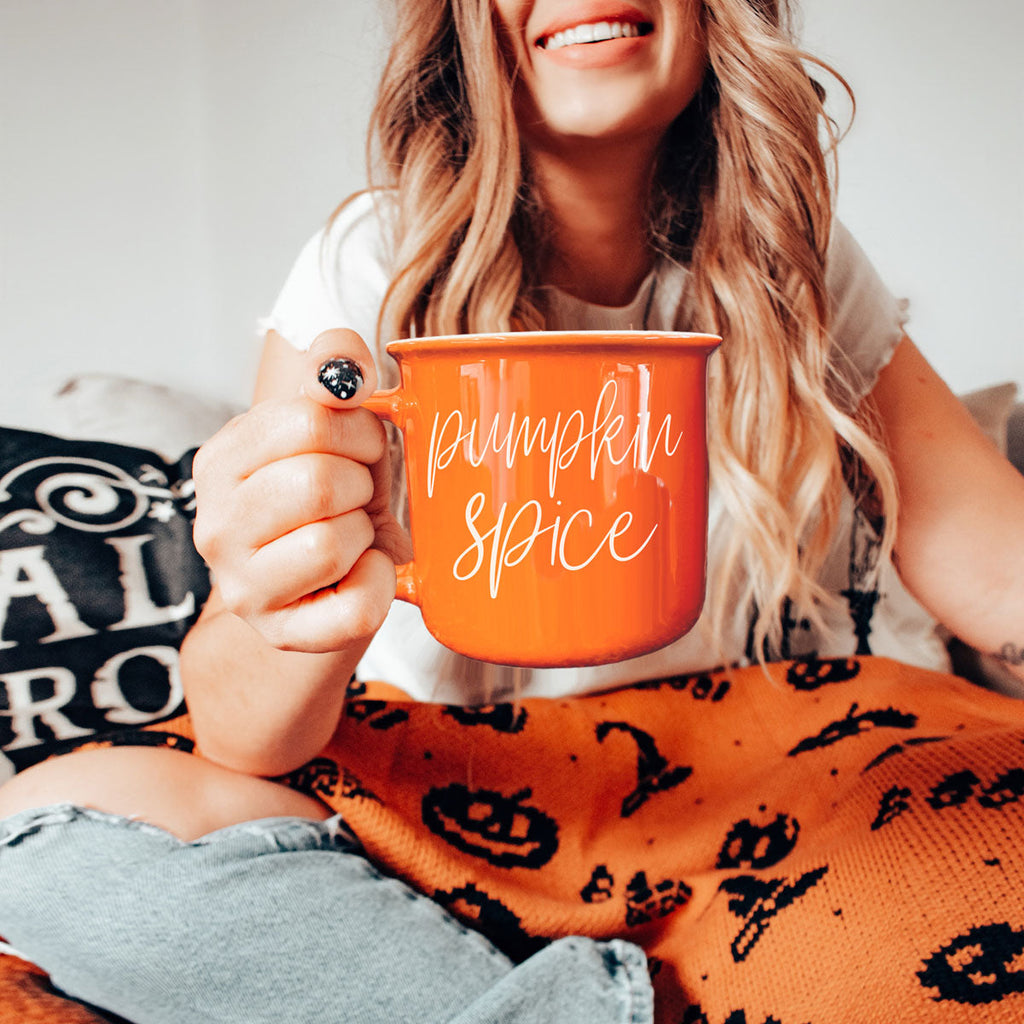 Pumpkin Spice Ceramic Campfire Mug
