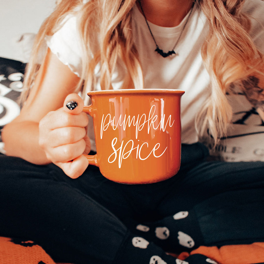 Pumpkin Spice Ceramic Campfire Mug