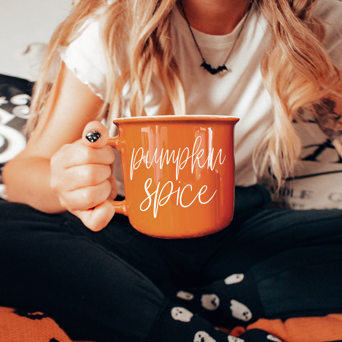 Pumpkin Spice Ceramic Campfire Mug