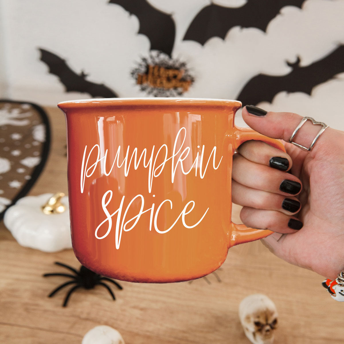Pumpkin Spice Ceramic Campfire Mug