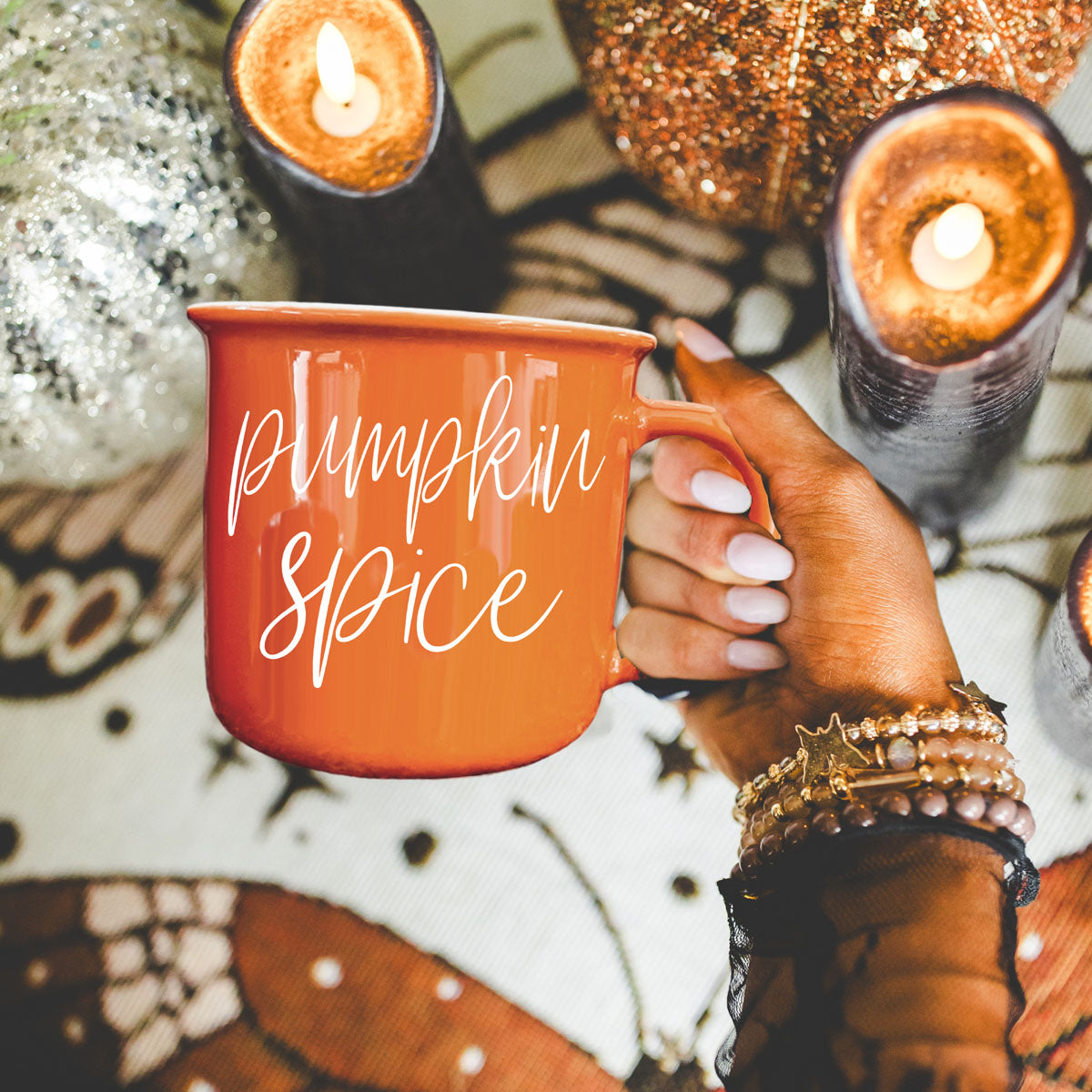 Pumpkin Spice Ceramic Campfire Mug