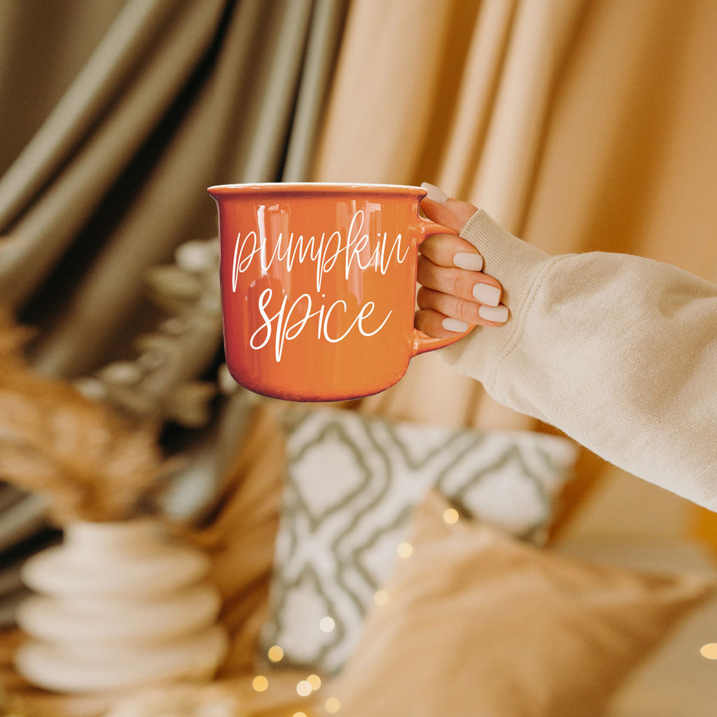 Pumpkin Spice Ceramic Campfire Mug