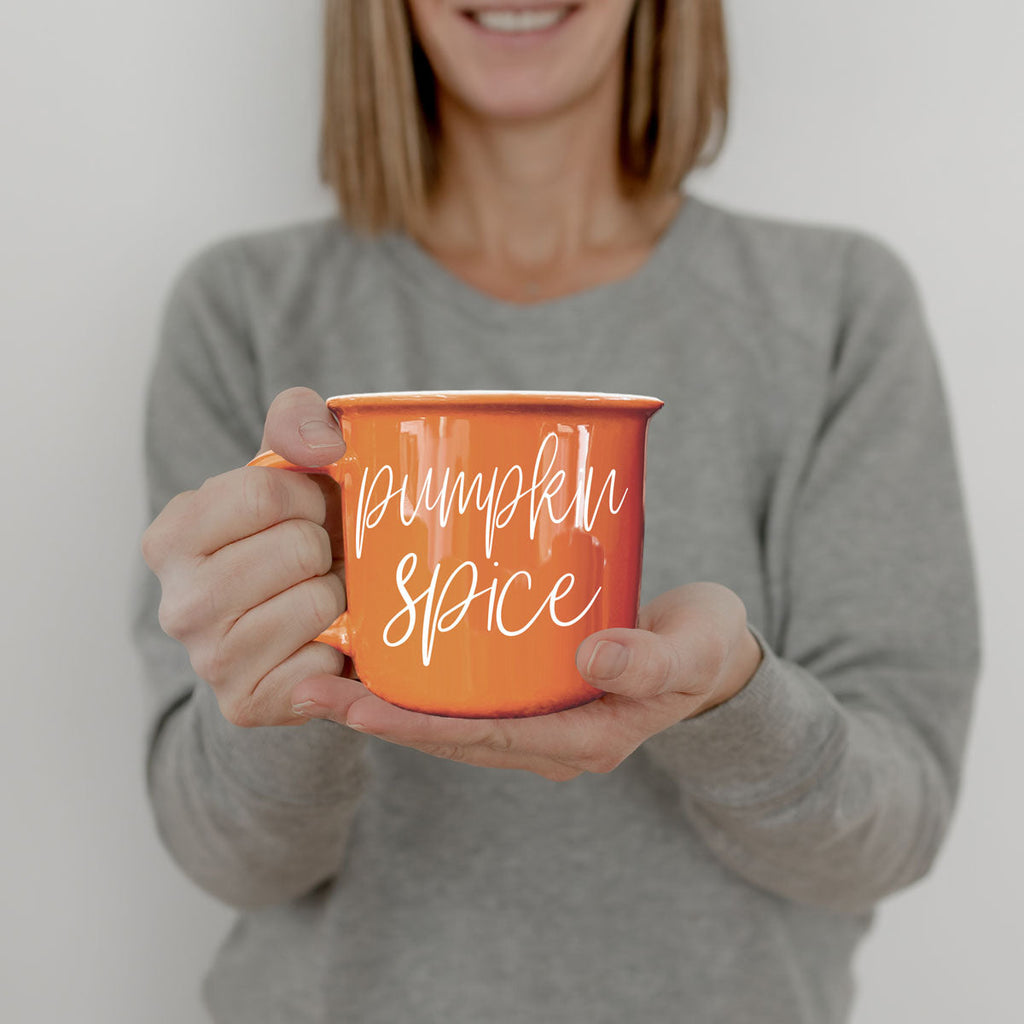 Pumpkin Spice Ceramic Campfire Mug