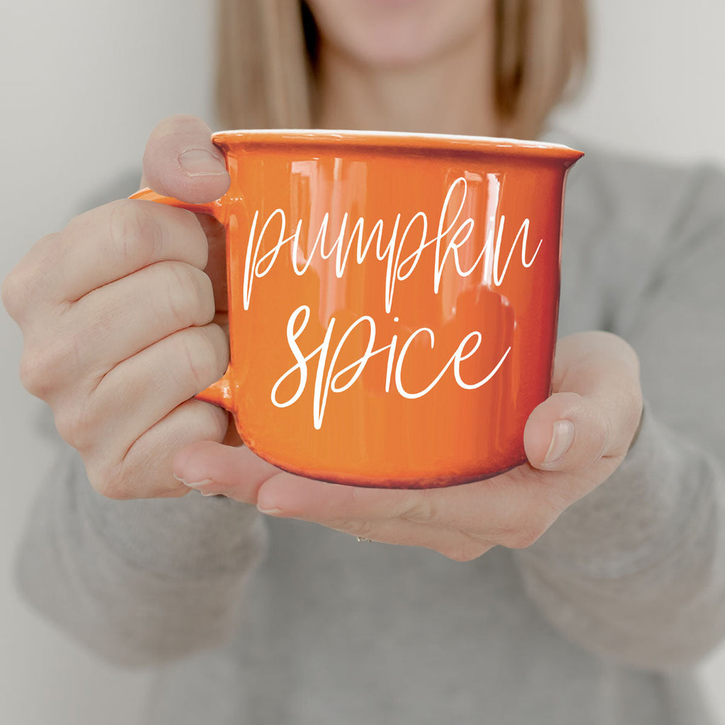 Pumpkin Spice Ceramic Campfire Mug