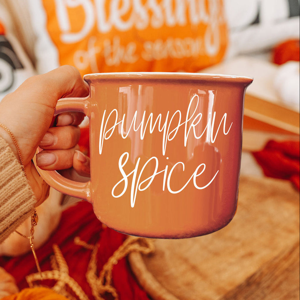 Pumpkin Spice Ceramic Campfire Mug