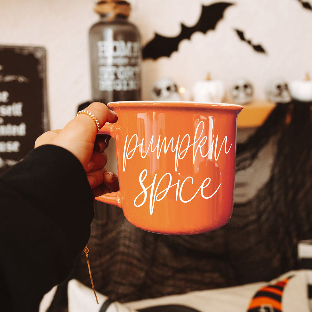 Pumpkin Spice Ceramic Campfire Mug