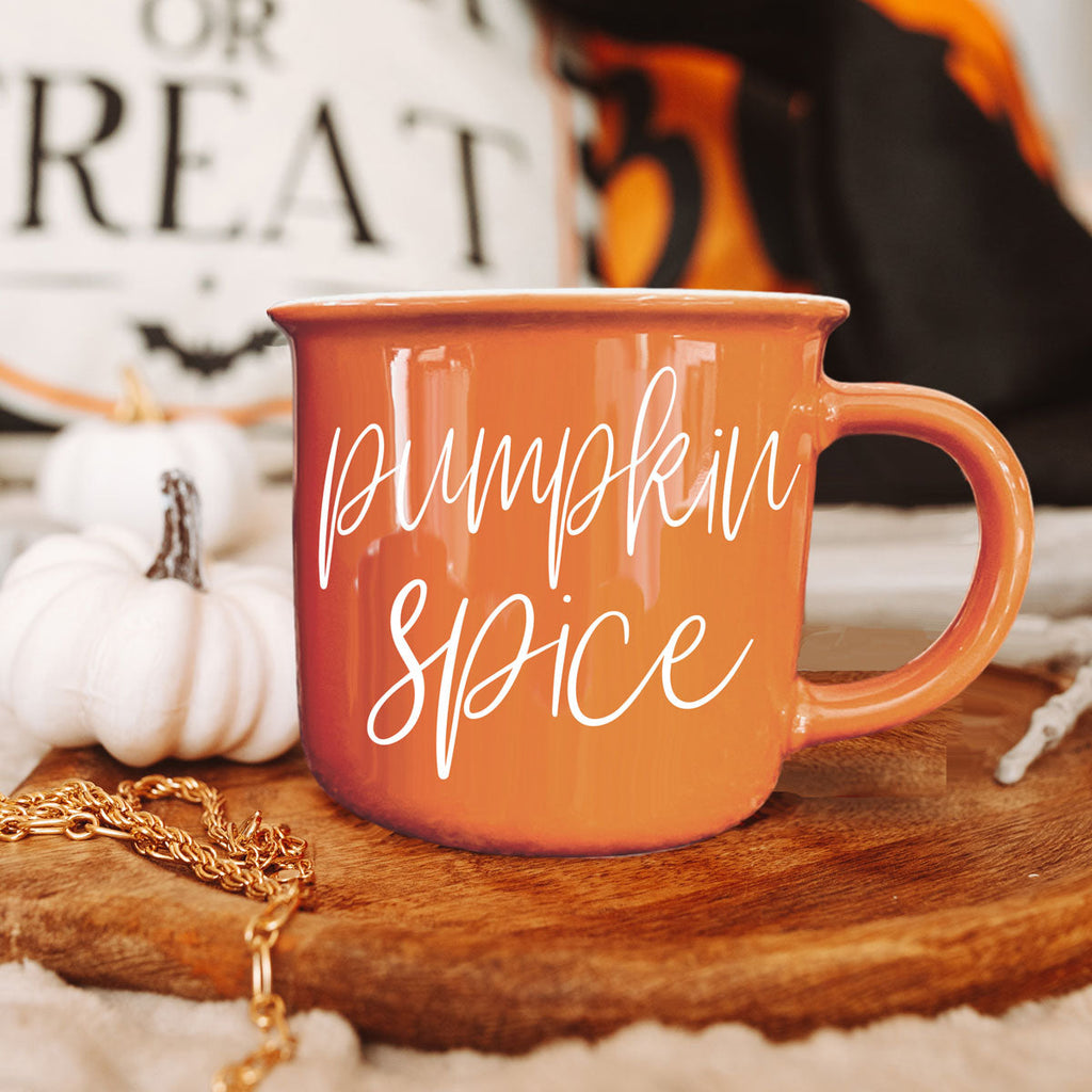 Pumpkin Spice Ceramic Campfire Mug