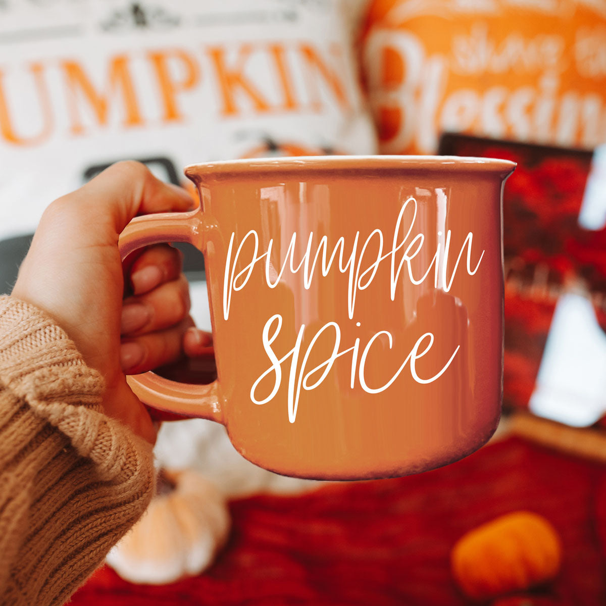 Pumpkin Spice Ceramic Campfire Mug