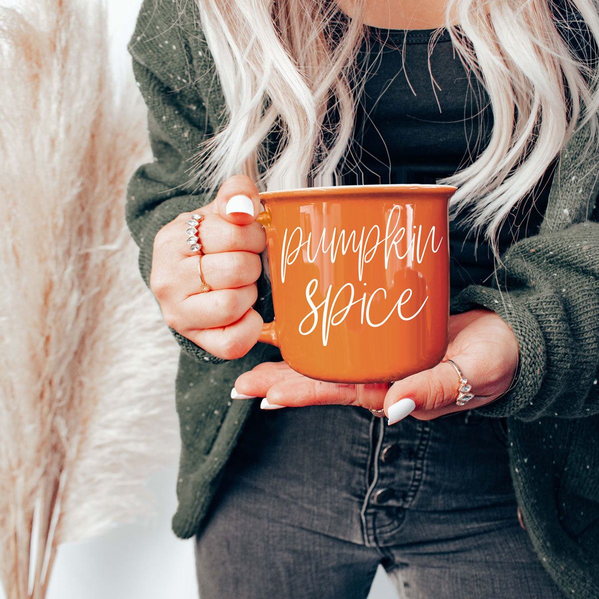 Pumpkin Spice Ceramic Campfire Mug
