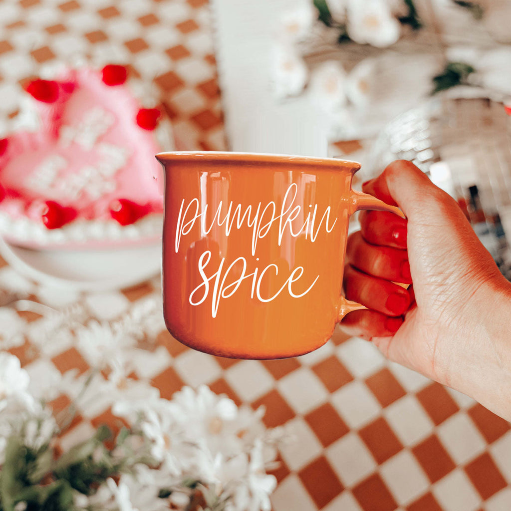 Pumpkin Spice Ceramic Campfire Mug