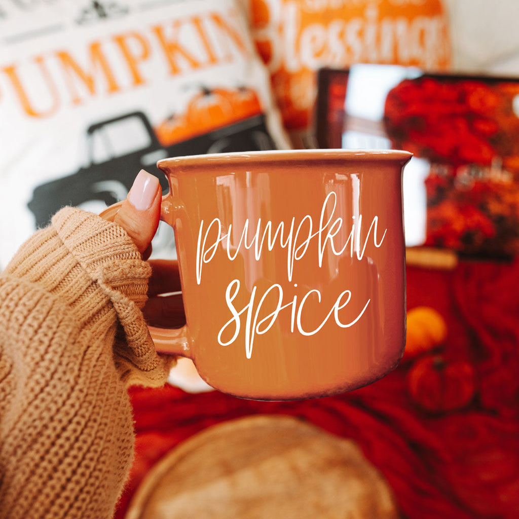 Pumpkin Spice Ceramic Campfire Mug
