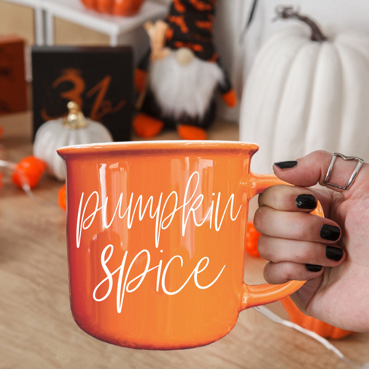Pumpkin Spice Ceramic Campfire Mug