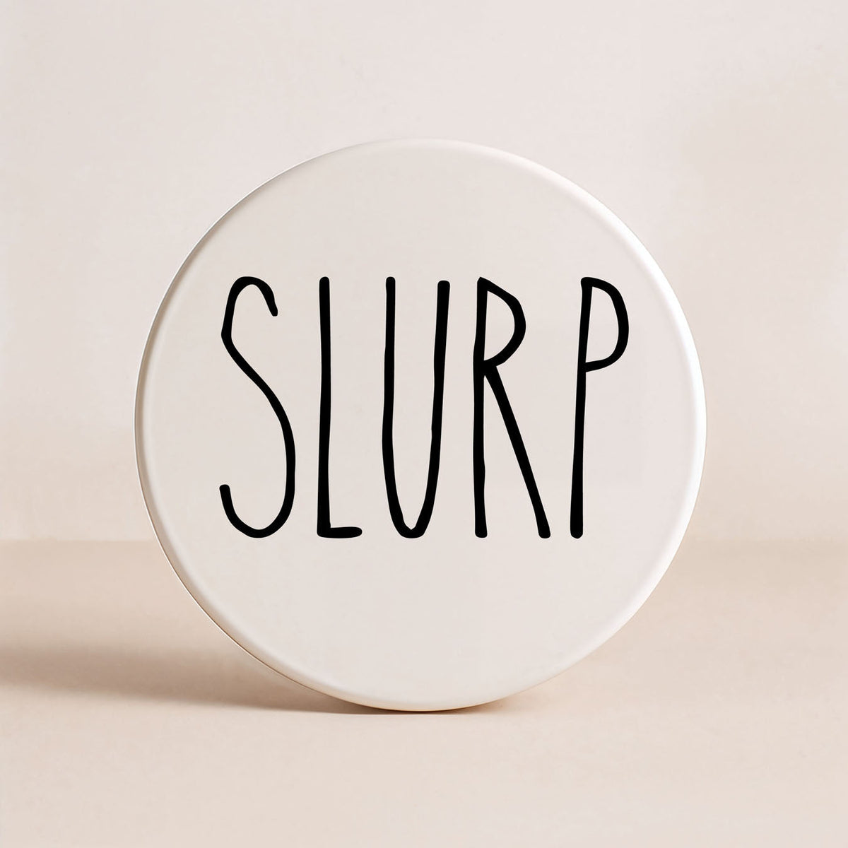 Minimalist Word Ceramic Coasters