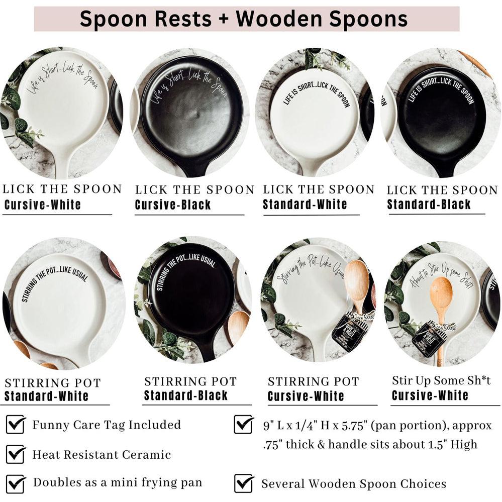 Give It a Rest Porcelain Spoon Rest