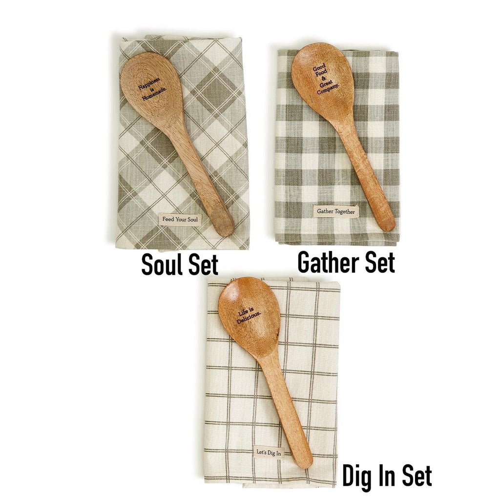 Happiness Is Homemade Towel & Spoon Set