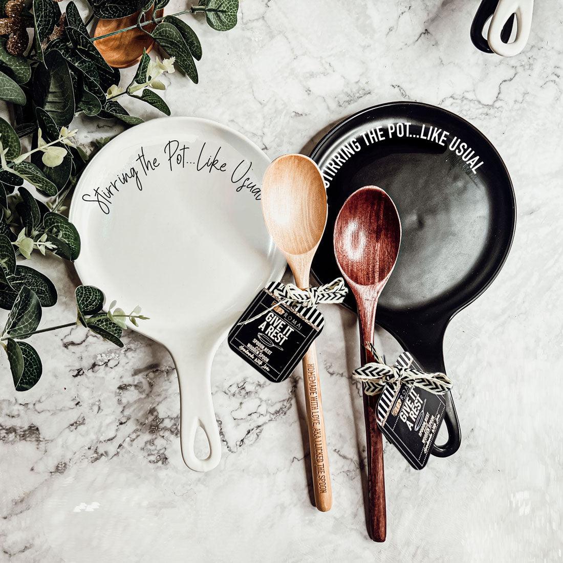 Give It a Rest Porcelain Spoon Rest